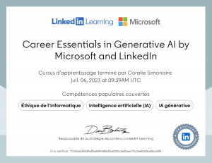 Certification Microsoft IA générative
